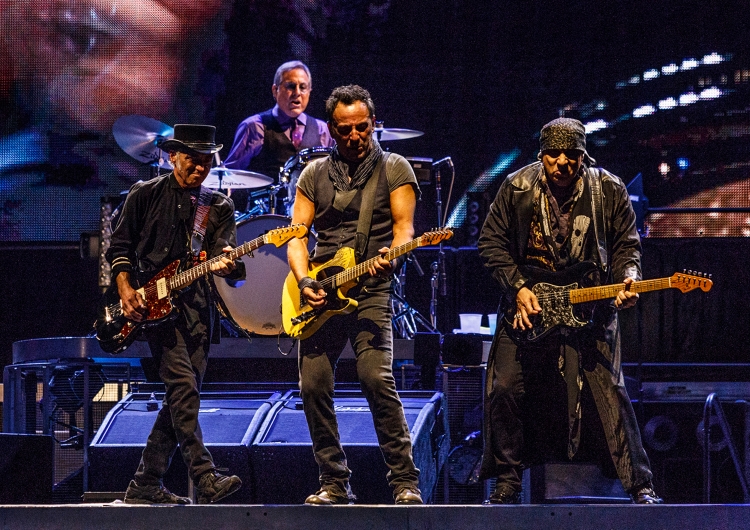 Bruce Springsteen during a concert in Camp Nou on May 14, 2016 (by Francesc Fàbregas via ACN)